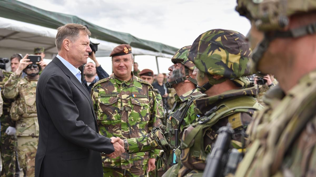iohannis la cel mai mare exercitiu militar nato achizitiile facute de romania vor descuraja orice
