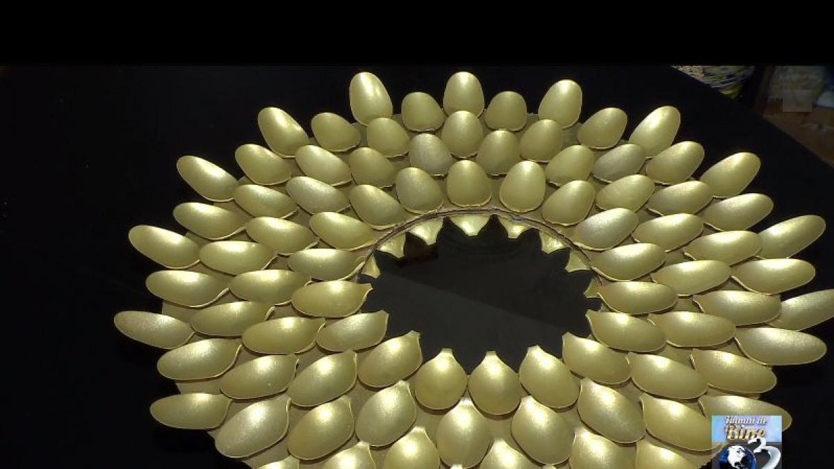 cum faci o rama din linguri de plastic