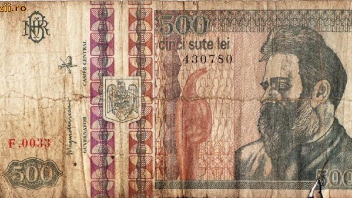 mai ai pe acasa bancnote de 500 de lei cu brancusi cat valoreaza acum