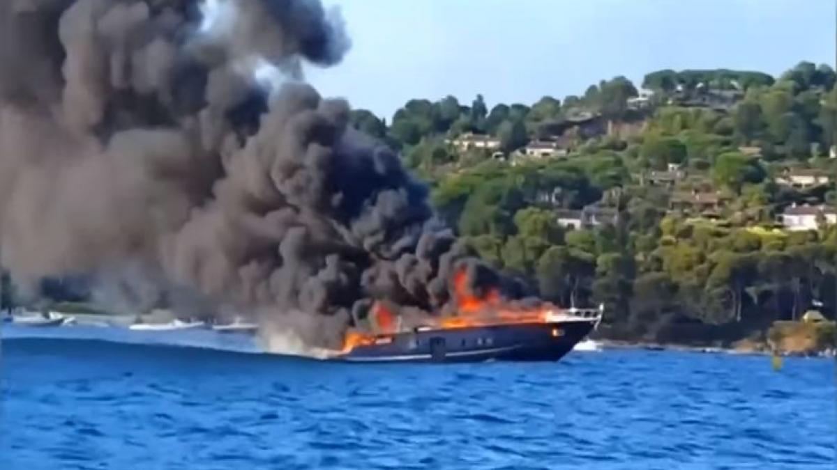 incendiu puternic in saint tropez pagubele se ridica la milioane de euro video