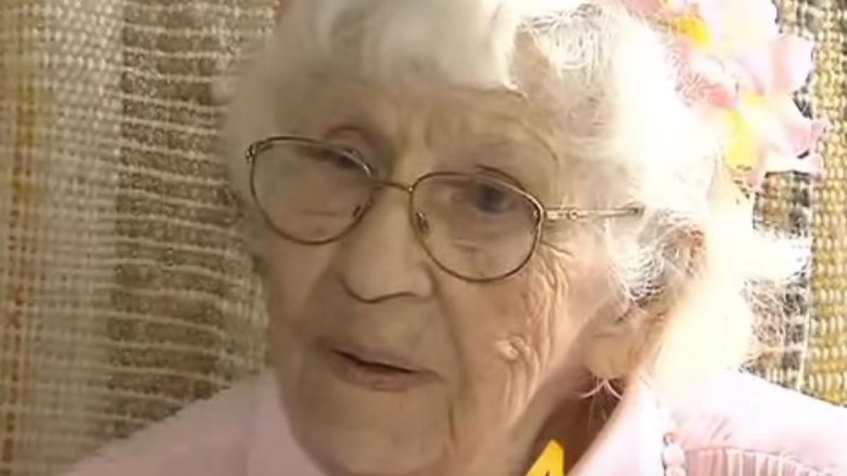 la 94 de ani o batrana isi mai dorea un singur lucru cinci secunde la un post tv pentru a spune