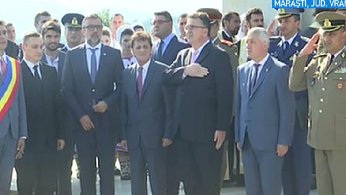 ceremonii impresionante pentru soldatii cazuti la marasti