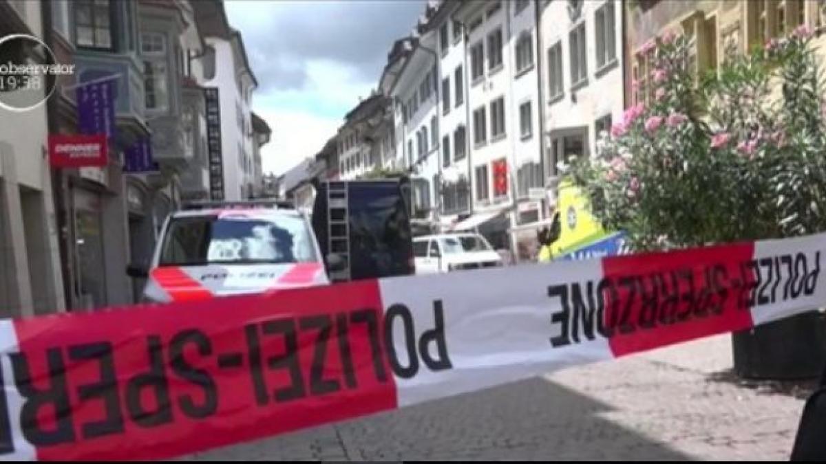 panica in elvetia un barbat a atacat cu o drujba angajatii unei companii de asigurari de sanatate