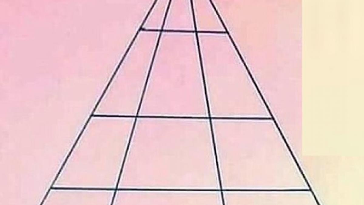 cate triunghiuri se afla in imagine noua din zece persoane pica acest test