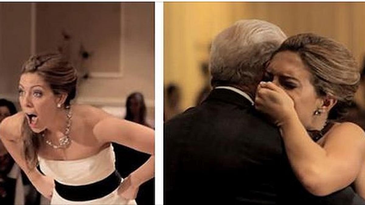 tatal sau a murit cu cateva luni inainte ca unica lui fiica sa se casatoreasca la petrecere fratele