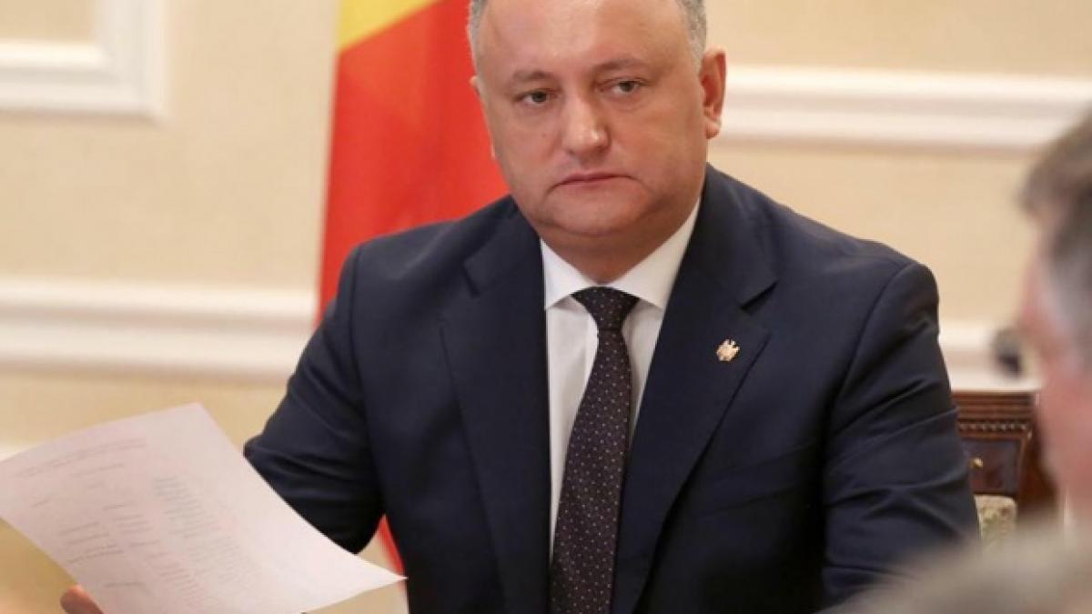 dodon intalnire cu dmitri rogozin dupa ce vicepremierul rus a fost declarat persona non grata de