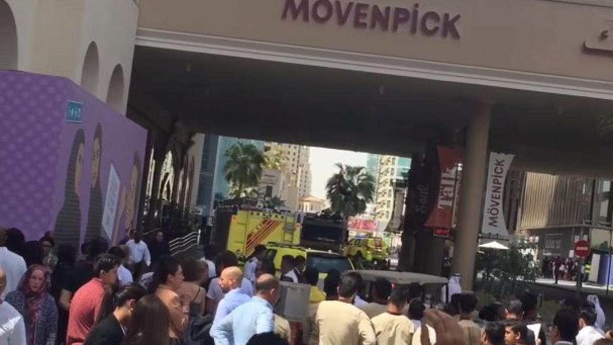 incendiu la un hotel din dubai este al treilea in mai putin de o saptamana