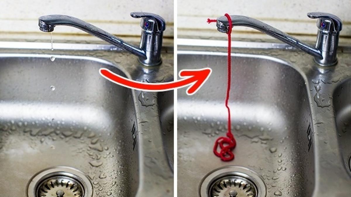 a legat o sfoara de teava de la bateria de la chiuveta motivul te va uimi