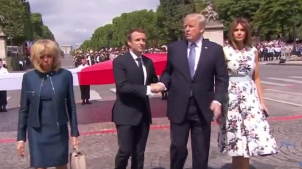 donald trump si emmanuel macron au discutat despre modalitatile de detensionare a crizei nord