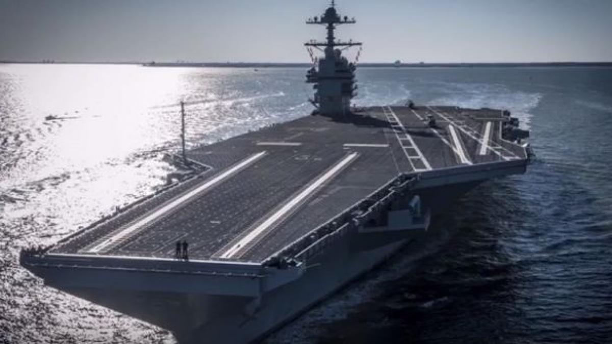 sua raporteaza un incident aerian o drona iraniana s a apropiat periculos de un portavion american