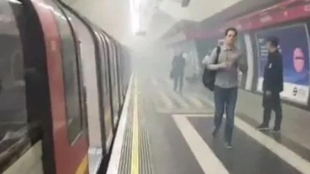 alerta de incendiu la o statie de metrou din londra