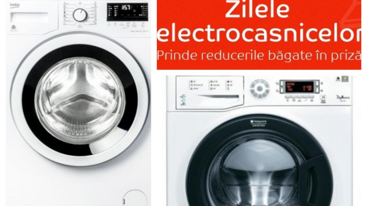 emag reduceri zilele electrocasnicelor 10 masini de spalat mai ieftine si cu 700 de lei