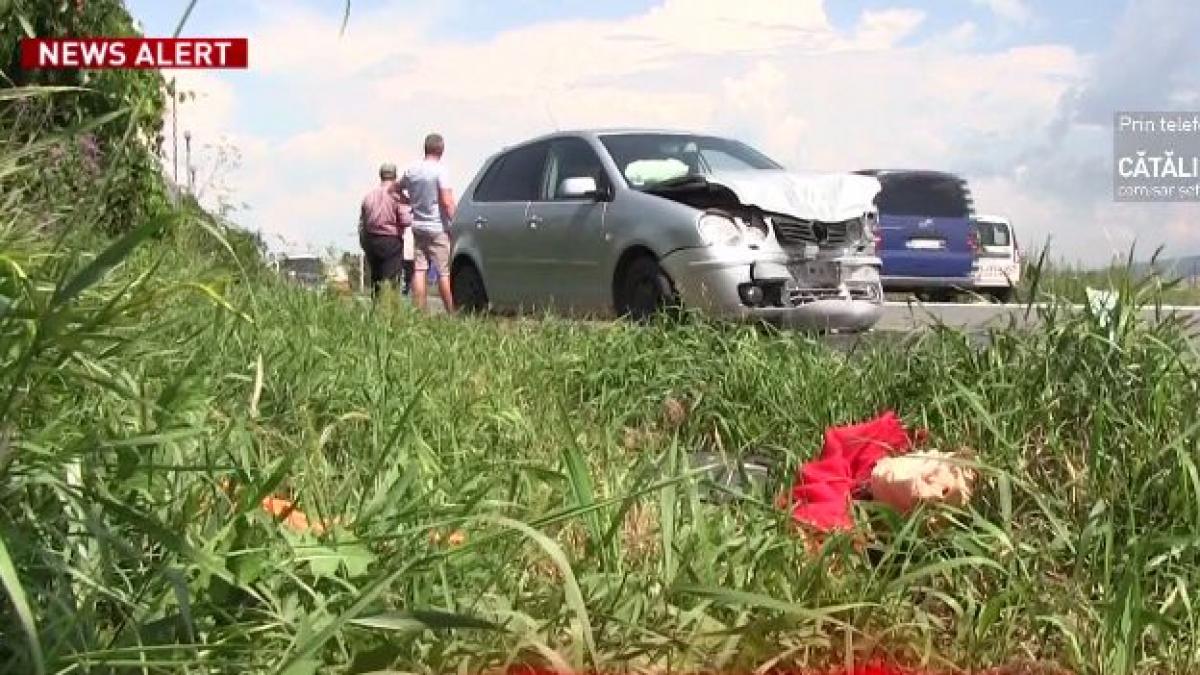 grav accident intre buzau si mizil doi morti si trei raniti