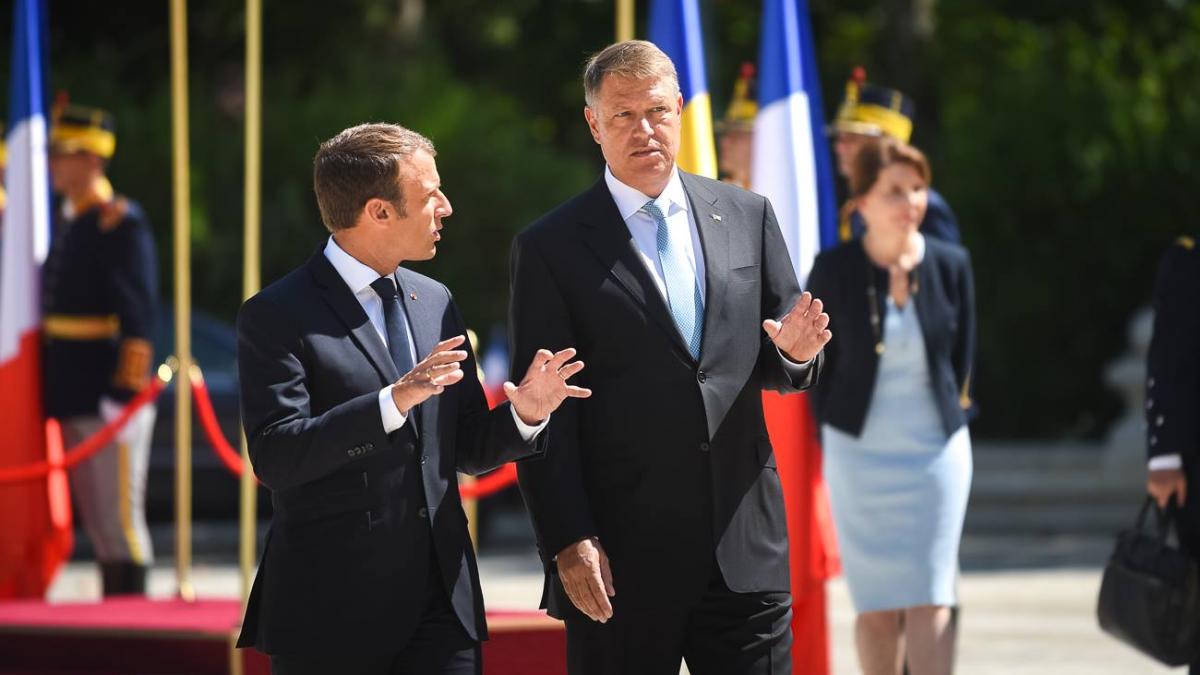 emmanuel macron la palatul cotroceni ce a discutat iohannis cu presedintele frantei