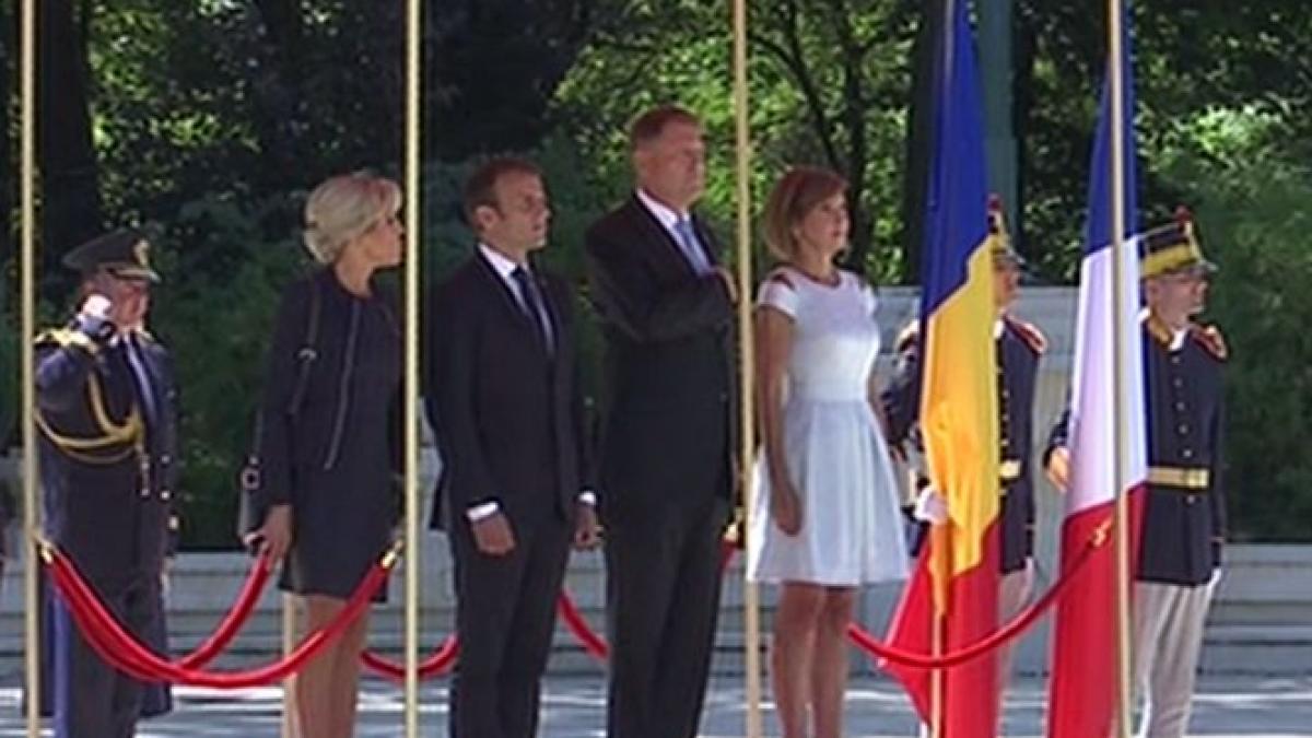 emmanuel macron primit la cotroceni de klaus iohannis ce mesaj a postat presedintele francez pe