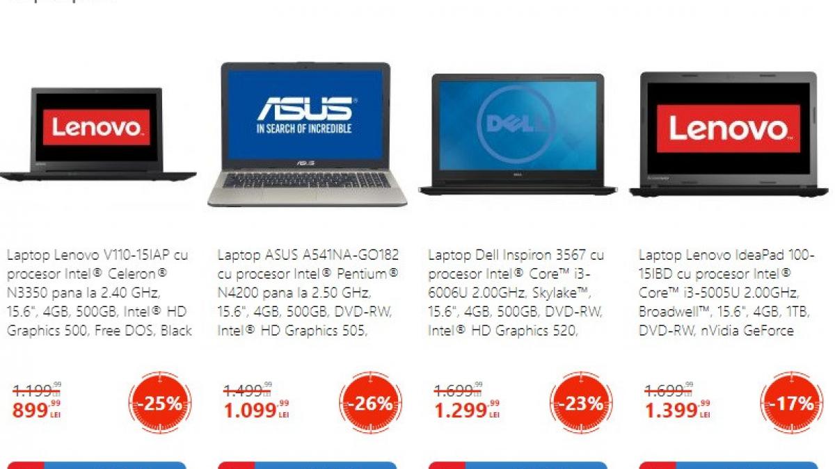 reduceri emag laptopuri ieftine