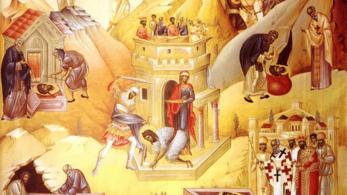 taierea capului sfantului ioan botezatorul ce nu ai voie sa mananci pe 29 august