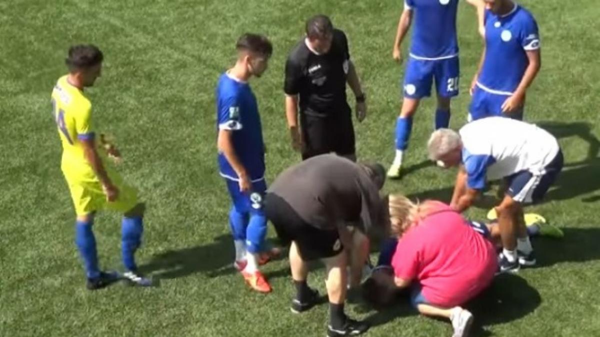 fotbalistul roman prabusit pe teren face primele declaratii am fost anuntat ca am ajuns la spital