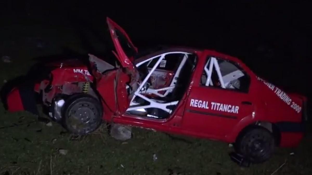 accident grav o masina de curse a cazut intr o rapa din pasul bran din fagaras video
