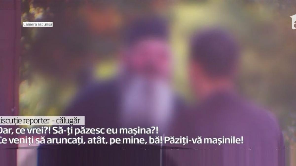 jaf cu scandal la manastirea cernica reactia neasteptata a unui calugar video