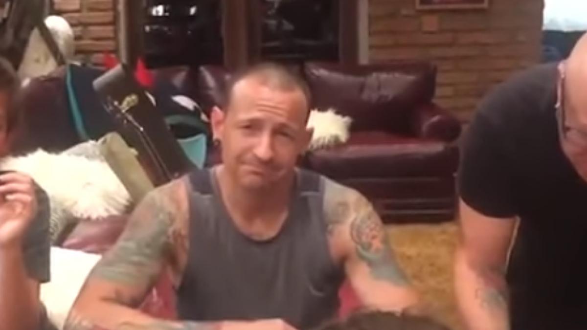 asa arata depresia solistul trupei linkin park filmat cu cateva ore inainte de a se sinucide video