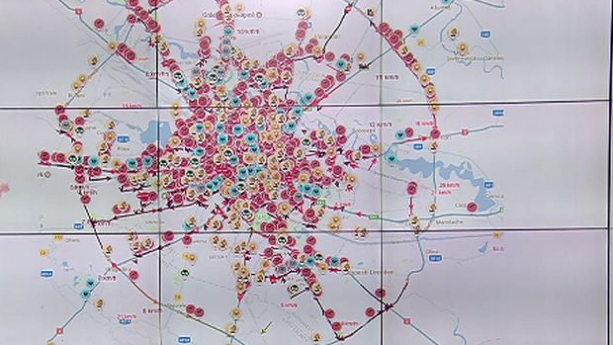 valori istorice de trafic capitala blocata cat de grava a fost problema aseara si unde a fost cel