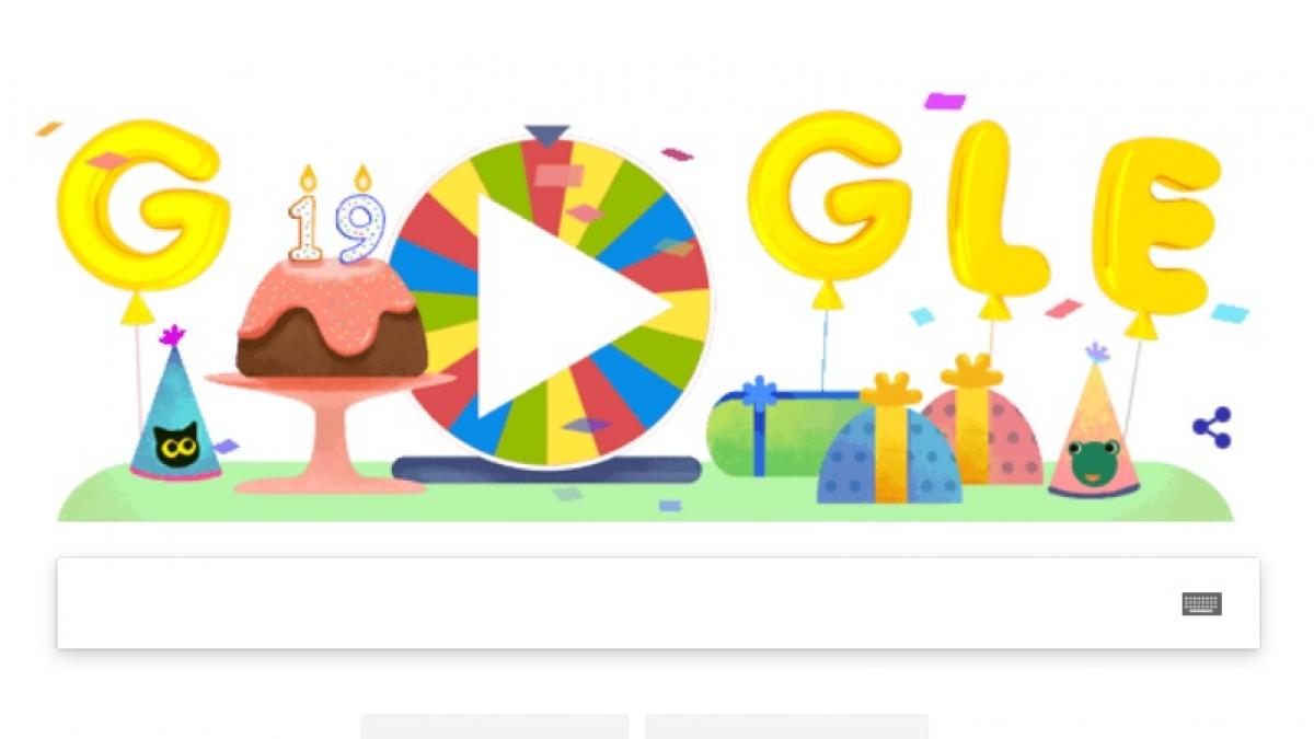 roata aniversara google aniversarea google celebrata cu un google doodle special