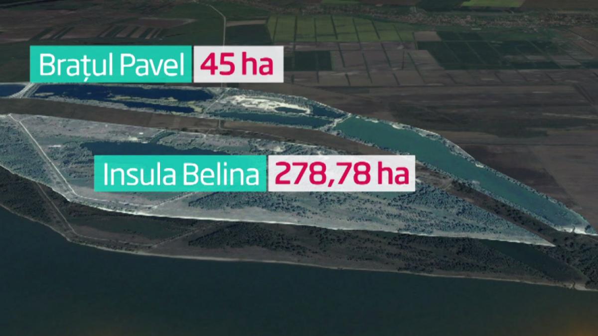 imagini de pe insula belina expertii mandatati de dna au inceput masuratorile
