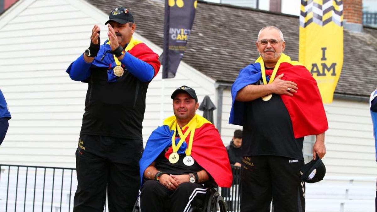 medalie de aur pentru echipa de tir cu arcul a romaniei la jocurile invictus