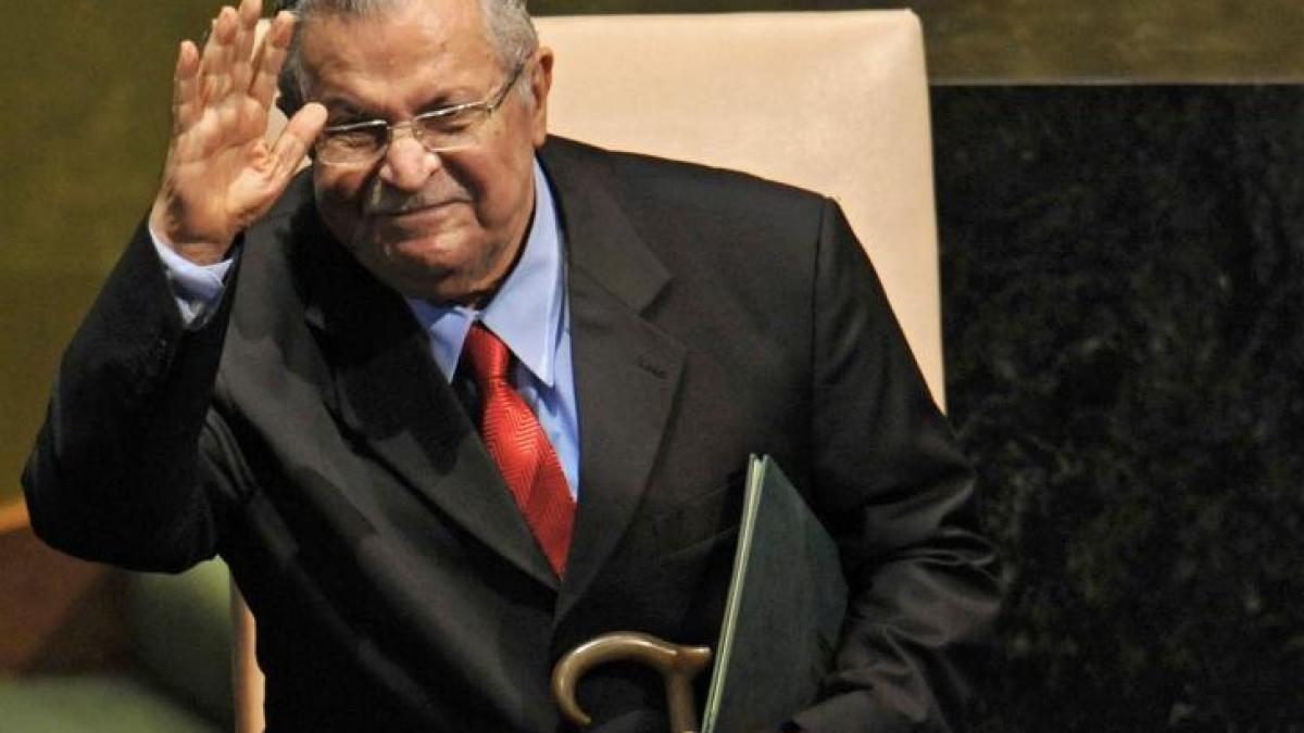 jalal talabani fost presedinte al irakului a murit