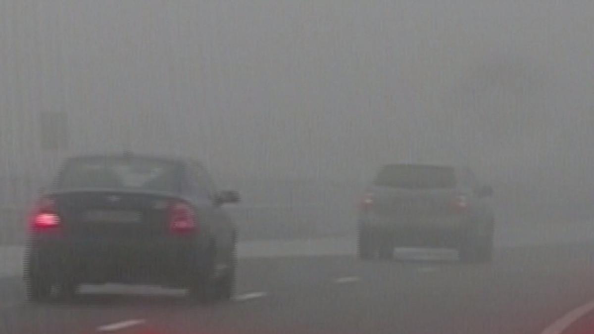 cod galben de ceata pentru mai multe judete in unele zone vizibilitatea a scazut sub 50 de metri