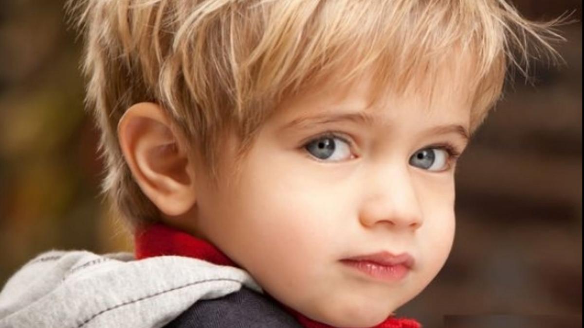 fotografia geniului de cinci ani din cluj este luata dintr o colectie de frizuri pentru copii