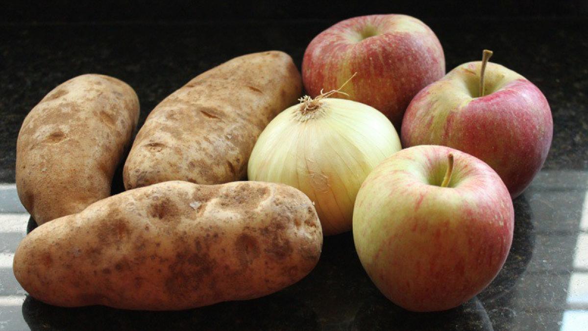 merele cartofii si ceapa au acelasi gust care este explicatia