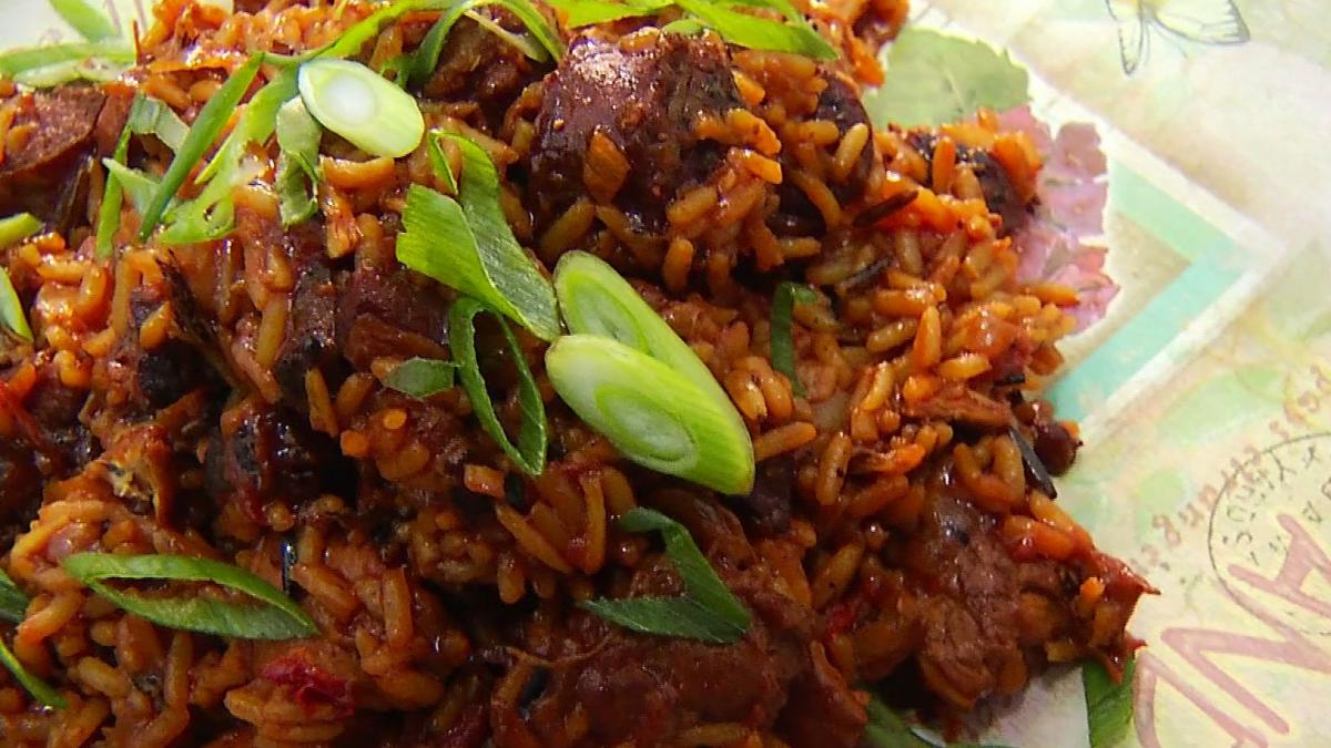 numai de bine reteta americana jambalaya cu pui si carnati