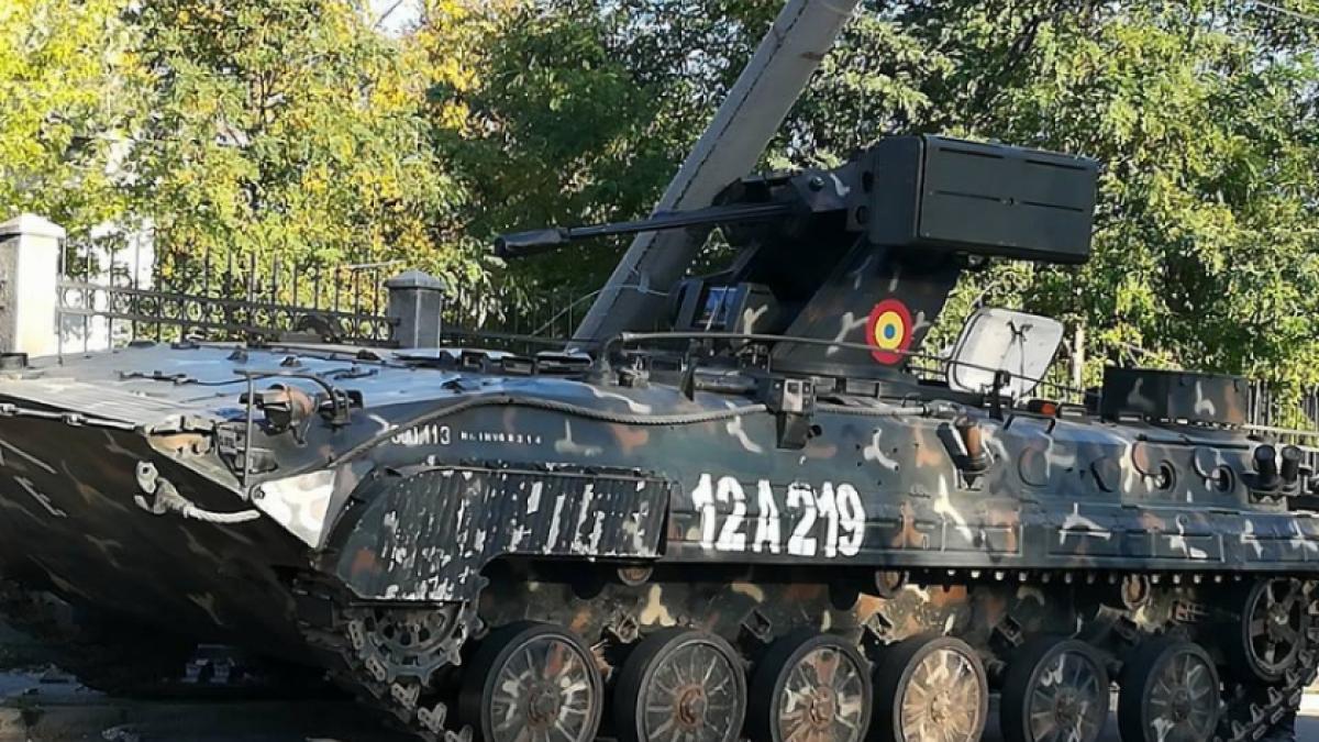 accident grav in apropierea unei unitati militare din galati un tanc a fost scapat de sub control
