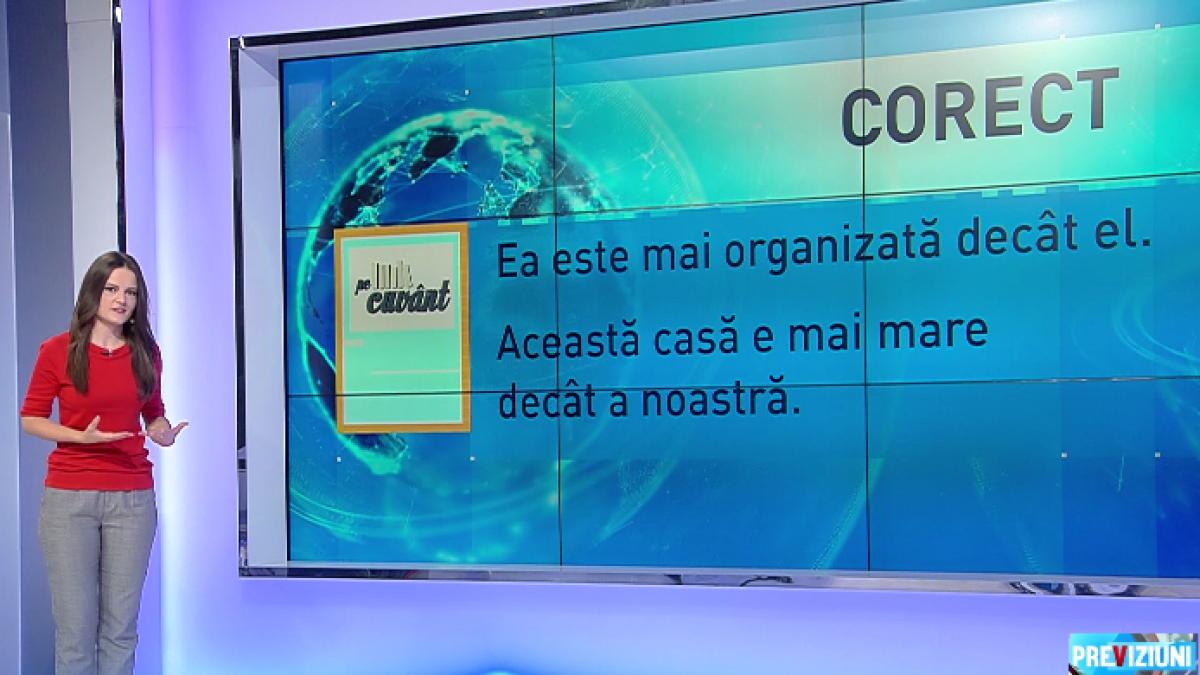 pe cuvant cu ana iorga folosirea lui decat in loc de ca