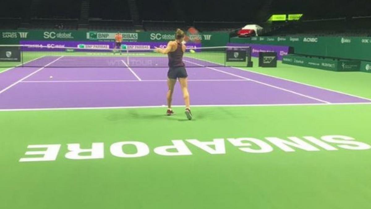 wta singapore la ce ora joaca simona halep in turneul campioanelor