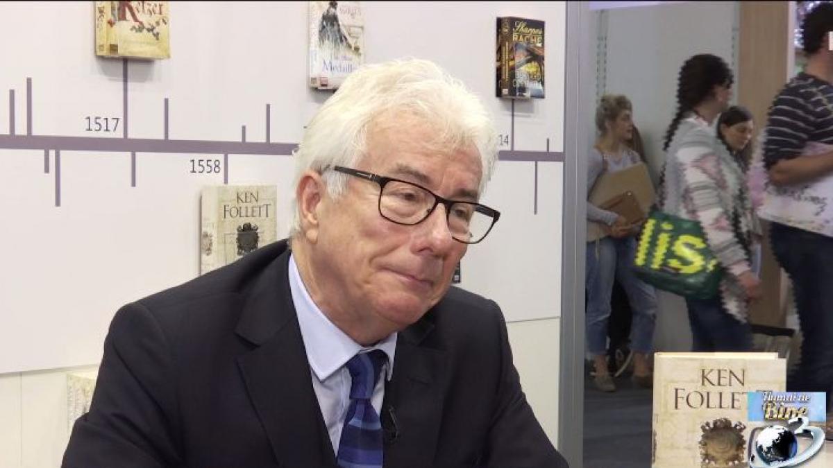 cel mai iubit autor de romane istorice ken follett interviu pentru antena 3