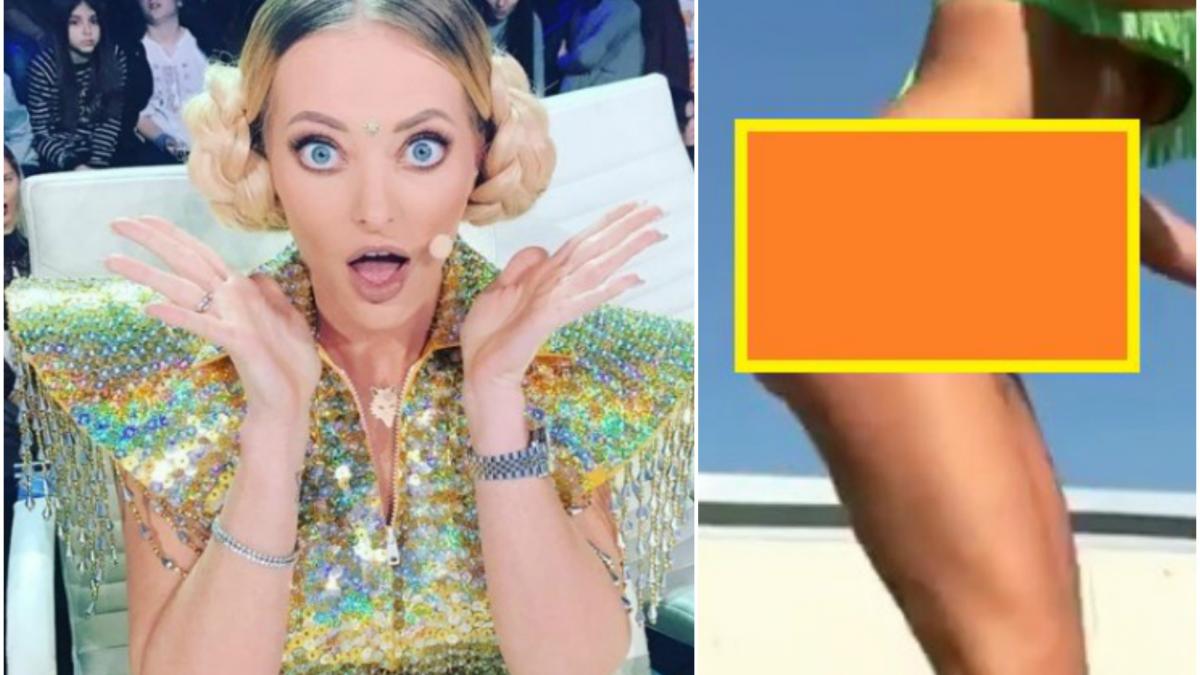 foto de infarct delia a uitat ca e imbracata cu niste pantaloni minusculi si s a lasat fotografiata