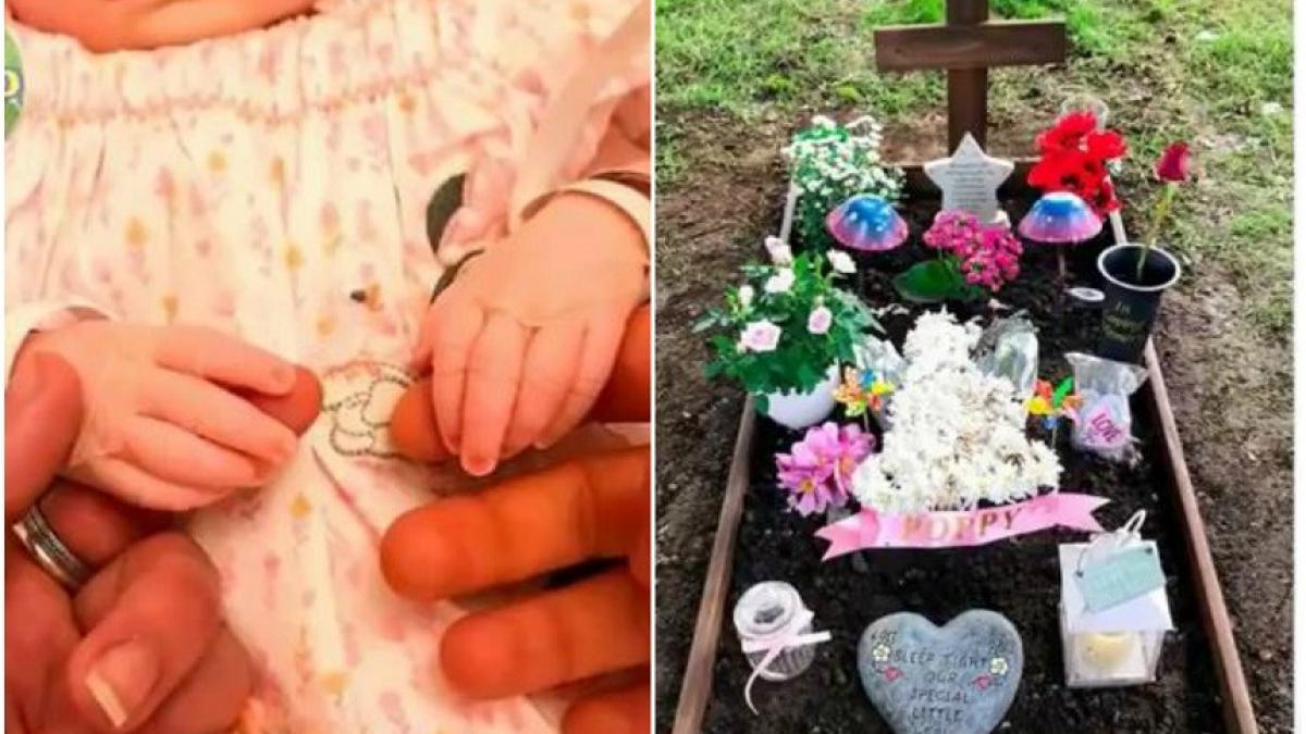 o mama a postat poze cu fetita ei moarta dupa ce aceasta a murit otravita in pantece