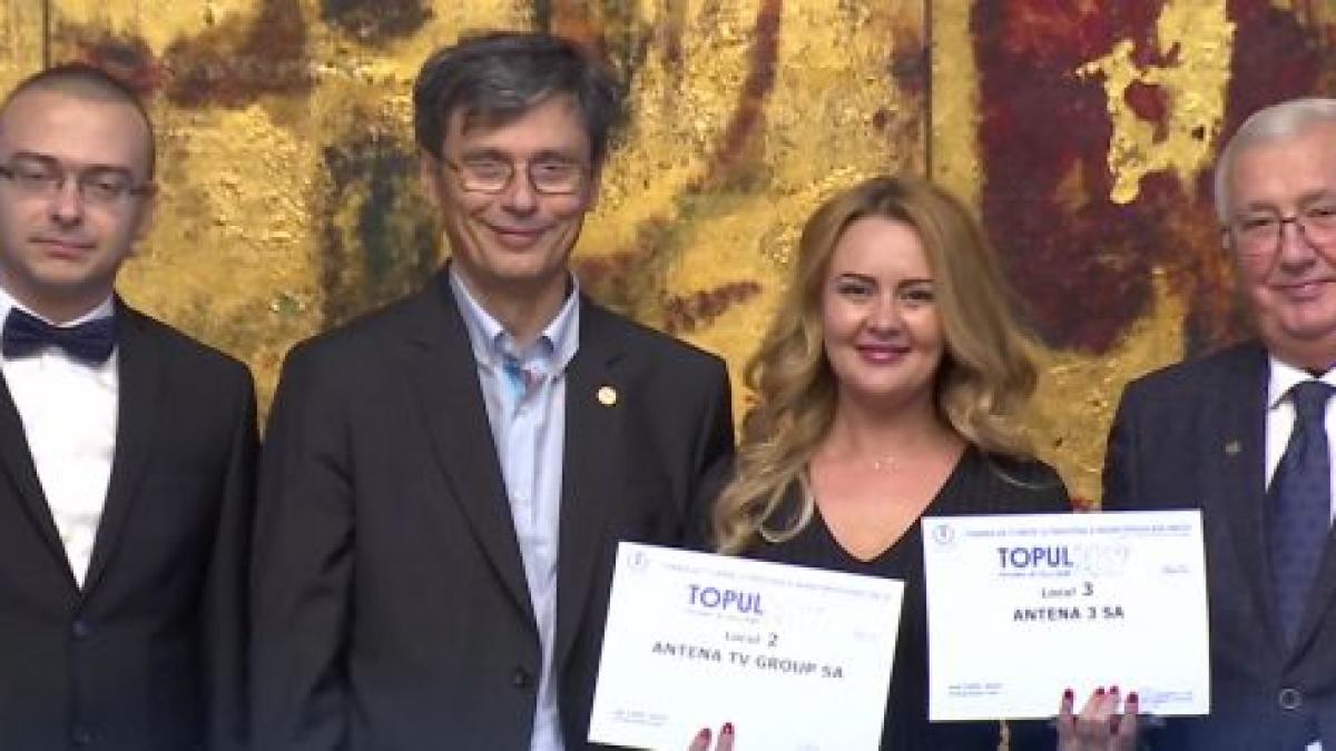 antena 3 a fost premiata in topul firmelor bucurestene video
