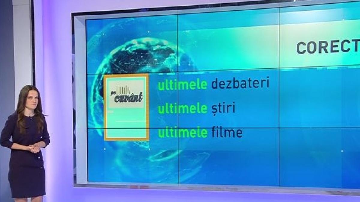 pe cuvant cu ana iorga cum este corect sa acordam adjectivul ultim