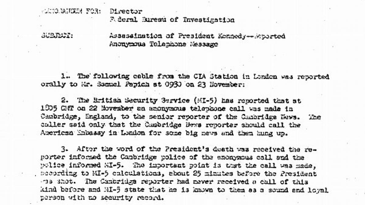 Detaliul care zguduie din temelii teoriile privind asasinarea lui Kennedy. Ce a aflat un jurnalist britanic, cu 25 de minute înainte de tragedie