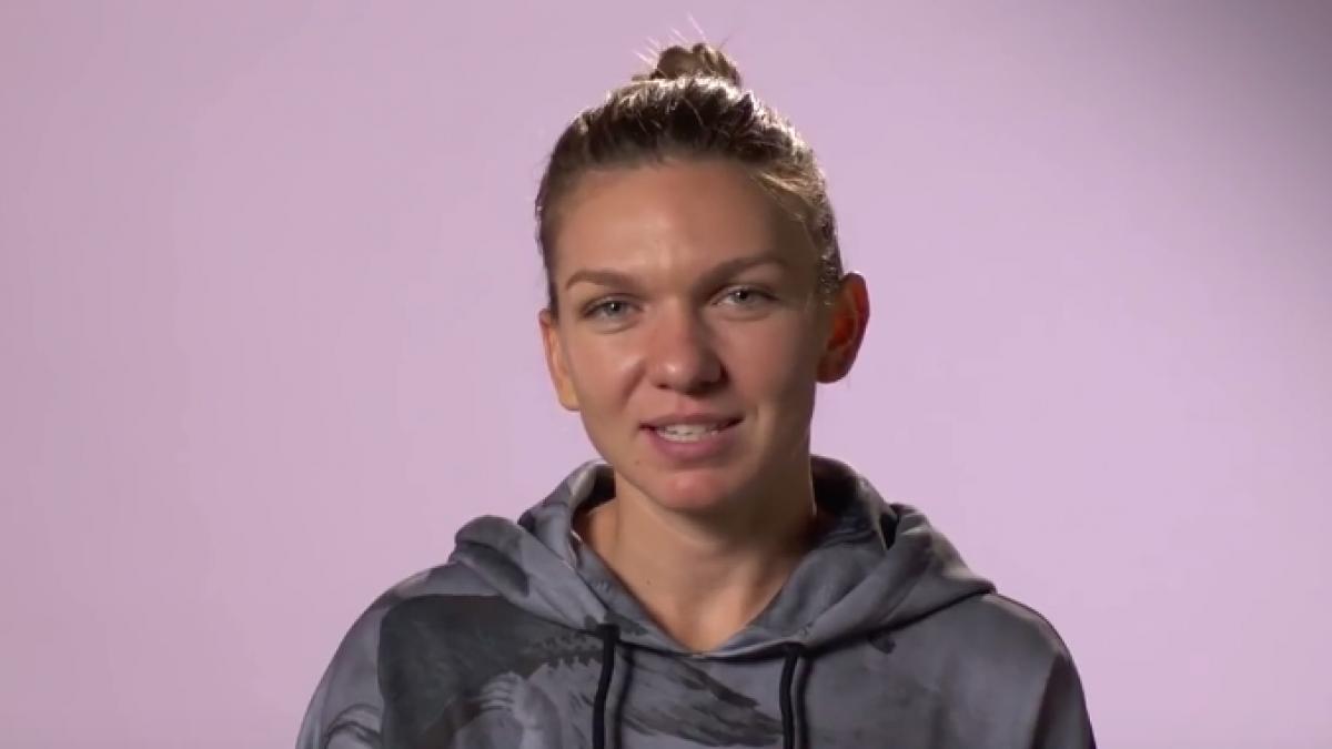 imagini inedite cu simona halep sportiva a promovat romania si limba romana video