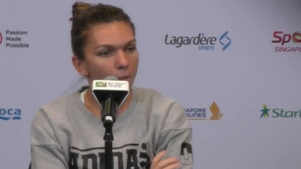 simona halep prima reactie dupa eliminarea de la turneul campioanelor sunt bucuroasa ca plec in