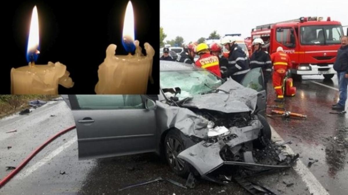accident cumplit in urma cu putin timp au murit pe loc masina a fost facuta praf de un tir
