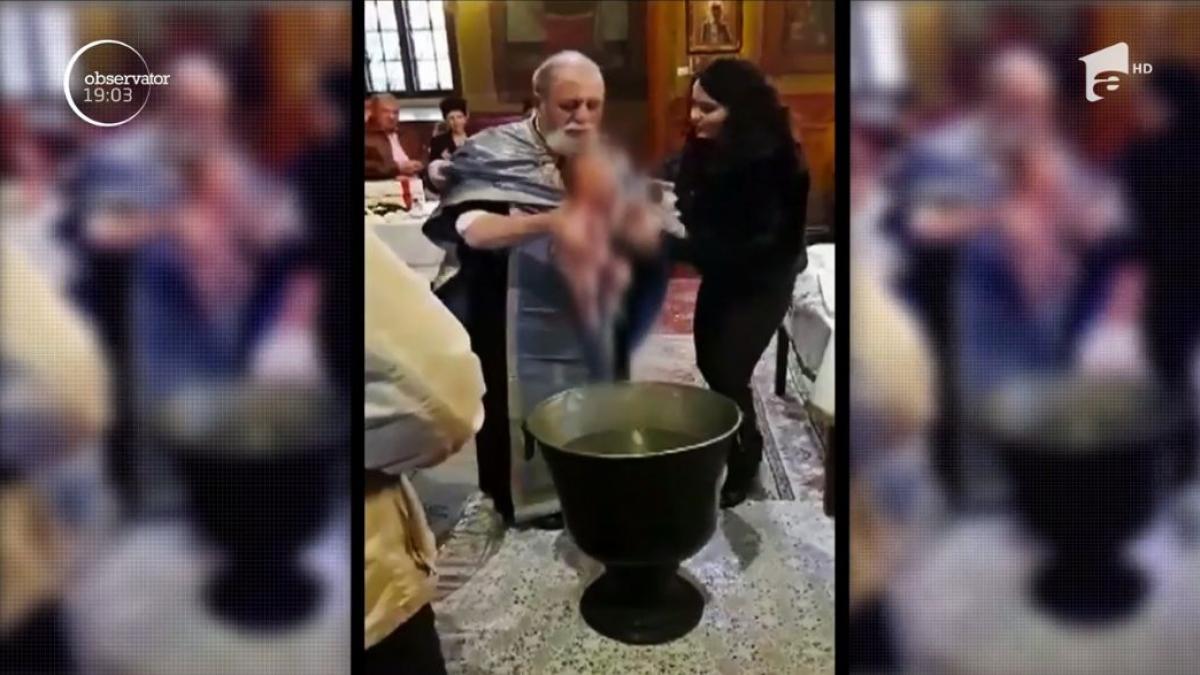 nu e primul caz uite cum a bruscat popa din braila un alt bebelus la botez video