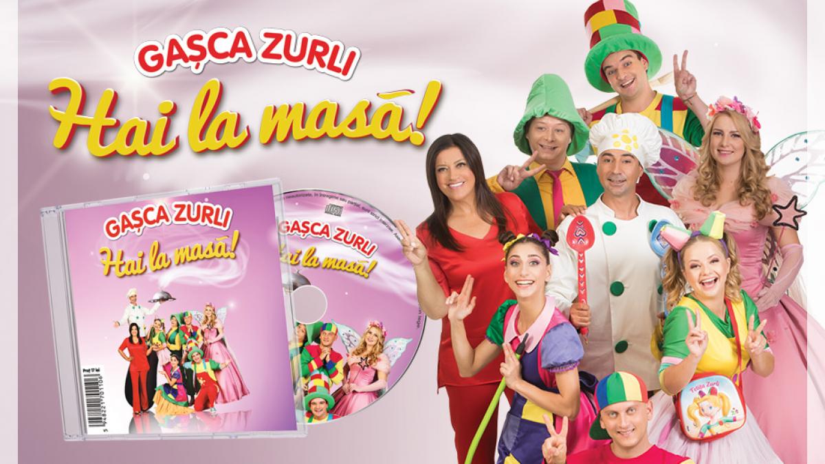 cel mai asteptat cd pentru copii de la gasca zurli hai la masa impreuna cu gazeta sporturilor