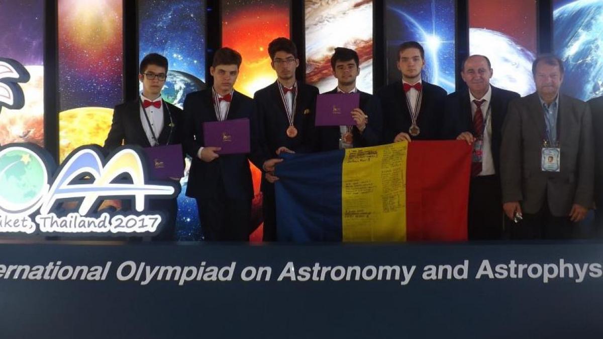 elevii romani au obtinut cinci premii la olimpiada internationala de astronomie si astrofizica