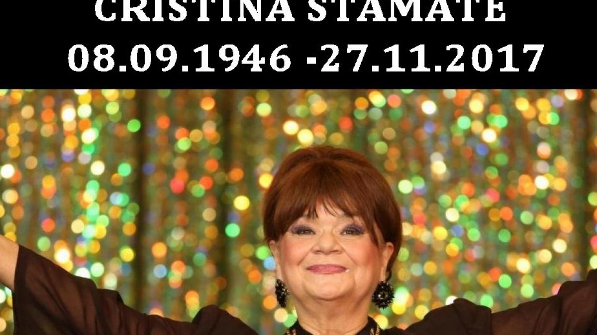 anuntul teatrului de revista constantin tanase dupa moartea cristinei stamate